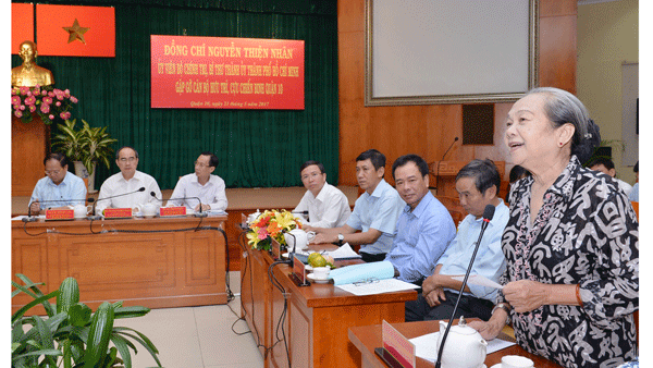 Bí thư Thành ủy TPHCM gặp gỡ cán bộ hưu trí, cựu chiến binh ảnh 3